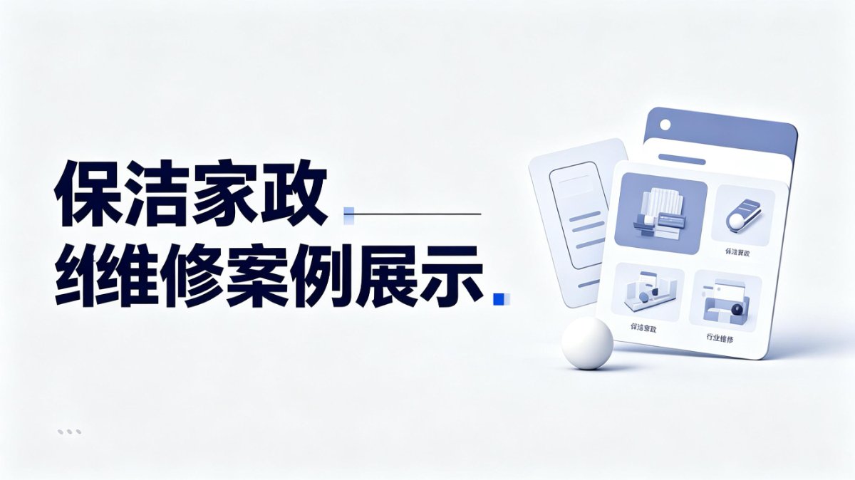 多商户保洁家政维修